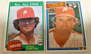 Steve Carlton*HOF* Base / Insert Singles -You Pick -Topps, Fleer Donruss, etc