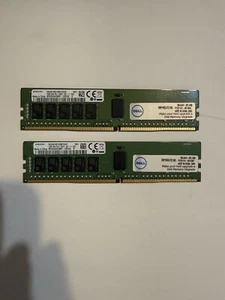 2x Samsung M393A2K43BB1-CRC0Q 16GB 2Rx8 PC4 DDR4-2400MHz Dell Server Memory - Picture 1 of 2