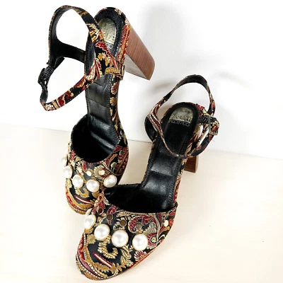 Brocado Anthropologie Cápsula Colectivo Internacional Jacquard Perla Seda 10/41 Foto 1 de 4