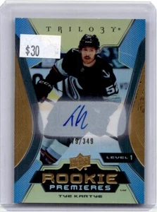 2023-24 Upper Deck Trilogy Autograph Rookie Tye Kartye RC Auto /349 Seattle - Picture 1 of 2