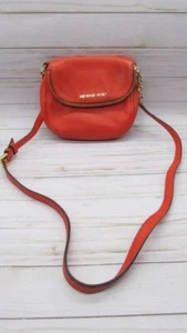 Michael Kors Umhängetasche Bedford Leder dunkel orangisch rot - Bild 1 von 13