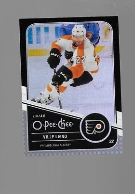 2011-12   Ville Leno, O-Pee-Chee, Black, Numbered 060/100 - Image 1 of 2