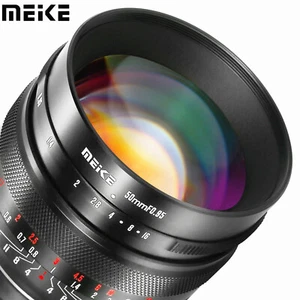 MEIKE 50mm F0.95 APS-C Manual Focus Lens for Canon EF-M Nikon Sony Fujifilm M4/3 - Picture 1 of 6