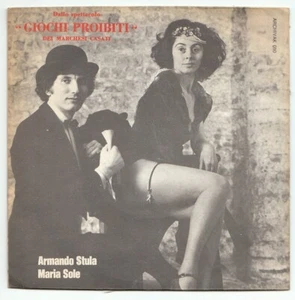 7" ARMANDO STULA MARIA SOLE - "GIOCHI PROIBITI" - POP - SEXY COVER - NEAR MINT! - Foto 1 di 1