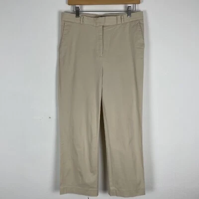 COS Trousers Womens Size UK 10 12 Beige Chino Cropped Pockets Neutral Minimal 38 - Image 1 of 4