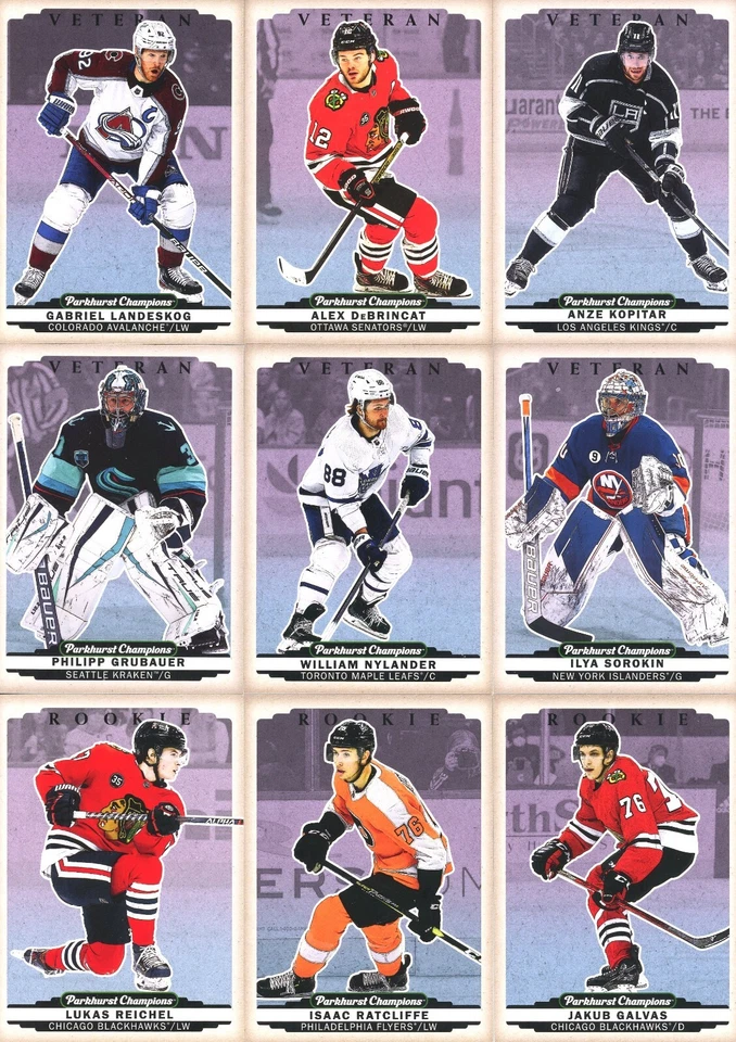 U PICK LOT 2023 2022-23 22-23 Parkhurst Champions COLOR VARIATION card set - Image 1 of 1