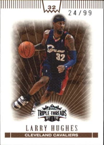2007-08 Topps Triple Threads Sepia #64 Larry Hughes/99 - casi nuevo-como nuevo - Imagen 1 de 2