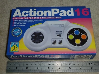 SUPER NINTENDO SNES & SEGA MEGADRIVE CONTROLLER GAME PAD BRAND NEW! Action Dual - Image 1 of 3