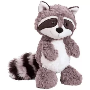 25cm Gray Plush Toy Lovely Raccoon Cute Soft Stuffed Animal Doll Pillow Gift - Picture 1 of 6
