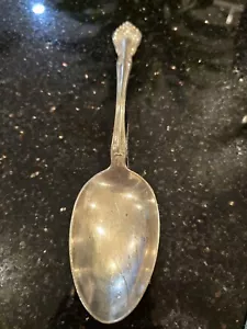 Vintage Alvin Sterling Silver Chateau Rose Serving Spoon 8-7/16" - Picture 1 of 3