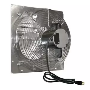 J and D VES12C 12 In. Shutter Exhaust Fan With Cord - Picture 1 of 1