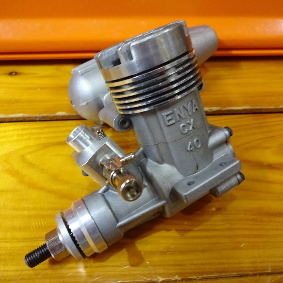 ENYA 40CX 6.49cc 2-stroke glow engine with muffler for R/C airplane Excellent - Image 1 of 4