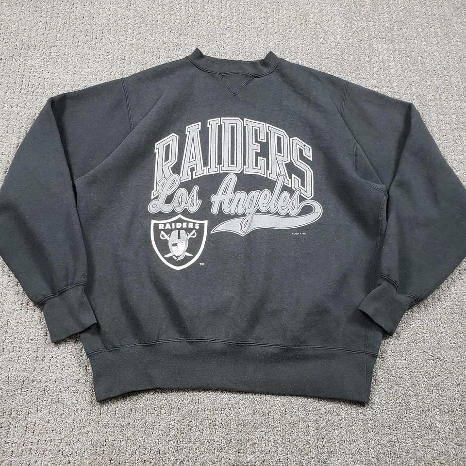 Sudadera cuello redondo campeones logotipo NFL Los Angeles Raiders VK04197 Foto 1 de 1