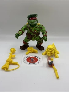Vintage TMNT Raph, The Green Teen Beret 1991 Action Figure 100% Complete - Picture 1 of 6