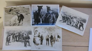 Lot 5 photos Argentiques, ancienne, film ,western ,à identifier , 25X20cm .(34). - Picture 1 of 6