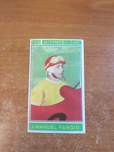 PANINI Sports Champions 1967-68 MANUEL FANGIO Automobiling Figure No.109 - Picture 1 of 2
