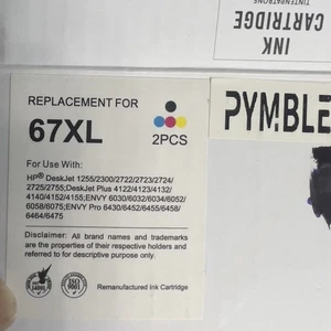 Pymble Color Ink Cartridge For HP printers 67XL SEE DESCRIPTION - Picture 1 of 3