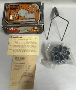 Vintage Nor Pro Nordic Ware Doppelrosette und Timbale Eisen Formen Set (A6) - Bild 1 von 8