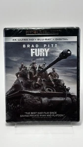 Fury (4K UHD+Blu-ray) Brand NEW (Sealed)-Shipping with Tracking - Picture 1 of 2
