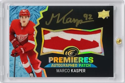 Marko Kasper Ice Priemere 2022-23 1 of 1 Autograph Patch - Image 1 of 4