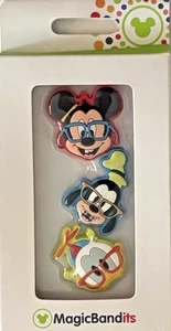 Disney Parks Mickey Goofy Donald Duck 3er Set Magic Bandits für Magic Bands - Bild 1 von 1