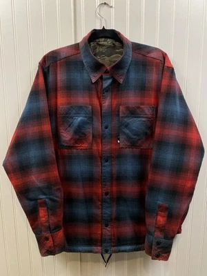 The North Face Fort Point Reversible Shirt Jacket Men’s Medium Ombre Plaid Camo - Image 1 of 4