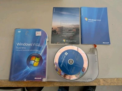 GENUINE Windows Vista Business - Full Version DVD install - 32 Bit X12-18653-02 - Image 1 of 4