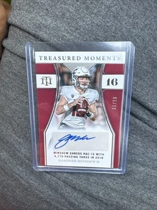 2022 NATIONAL TREASURES COLLEGIATE GARDNER MINSHEW TREASURED MOMENTS AUTO /99 - Picture 1 of 3