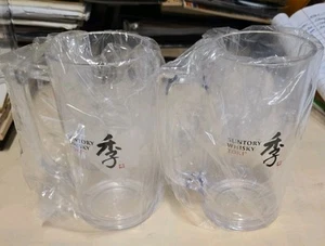 SUNTORY TOKI Japanese Whisky Highball Acrylic Mugs  Lot of 2 Brand New Original  - Picture 1 of 6