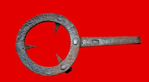 Estructura de cocina forjada a mano 19. Jh. - Imagen 1 de 5