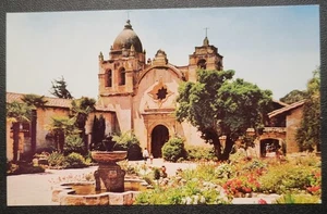 Vintage Postkarte - Mission San Carlos Borromeo - Karmel - Kalifornien - Bild 1 von 4