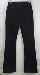 Pantalones de mezclilla Hudson Los Angeles Barbara cintura alta bootcut negro noche 28”X34” nuevos con etiquetas - Imagen 1 de 8