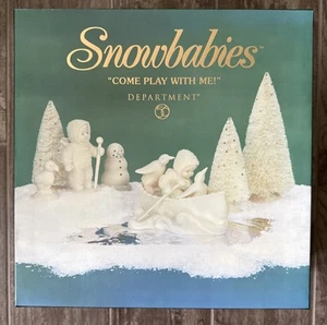 DEPT 56 SNOWBABIES - “VEN A JUGAR CONMIGO” SIN USAR EN LA CAJA - Imagen 1 de 7