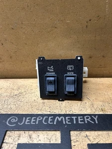 84-96 Jeep Cherokee XJ Power Comfort Transmission + Rear Wiper Dash Switch OEM - Picture 1 of 9