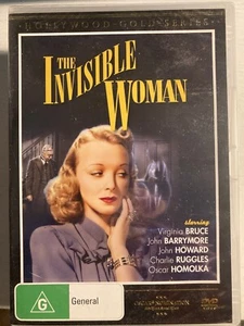 THE INVISIBLE WOMAN DVD 1940 Virginia Bruce John Barrymore BRAND NEW - Picture 1 of 2