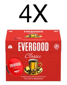 Evergood Kaffeekapseln Classic Dark Arabica Bohnen Norwegischer Kaffee 4X16 - Bild 1 von 1