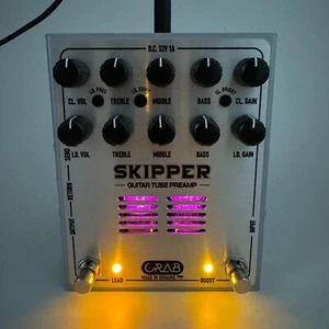 Skipper  two Channel Tube Preamp Great Sounding Pedal - Picture 1 of 5