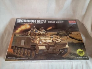 Kit de tanque militar modelo Academy 1/35 British Warrior MCV Irak 2003 sellado 13201 - Imagen 1 de 2