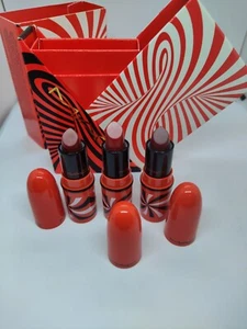 MAC Tiny Tricks Mini Lipglass Trio: RED .11 oz / 3.2 ml per tube NIB - Picture 1 of 4