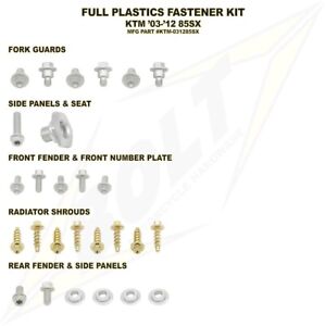 Bolt KTM-031285SX Plastics Fastener Kits