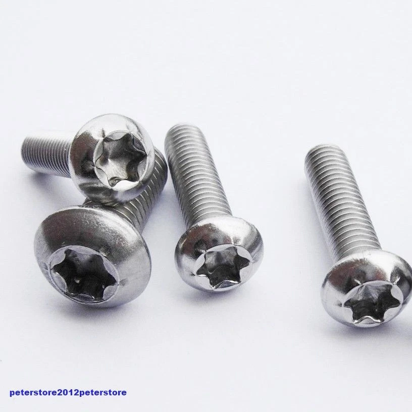 Linsenkopfschrauben  ISO 7380  M8  Edelstahl VA TORX Linsenkopf  Linsenschraube - Bild 1 von 1