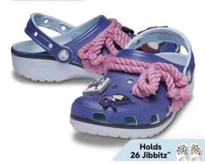 New Crocs Naruto Shippuden x Classic Clog 'Sasuke' Mens Size 4-13 209884 4JQ DS - Picture 1 of 11
