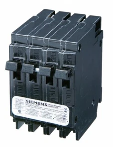 Siemens 15/40A 2 Pole 120/240V Quad Type Q Breaker - Picture 1 of 4