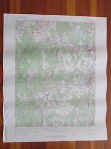 Danielson Connecticut 1971 Original Vintage USGS Topo Karte - Bild 1 von 1