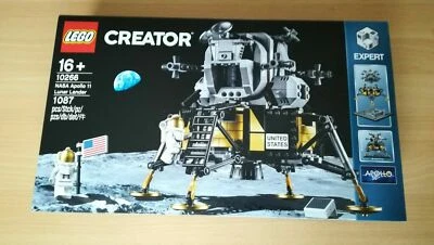 LEGO 10266 Creator Expert NASA Apollo 11 Lunar Lander Space Exploration Toy Set - Image 1 of 2