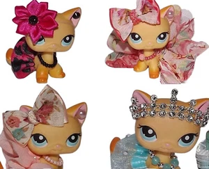 💞Littlest pet shop clothes 4pc random outfit LPS *CAT/DOG NOT INCLUDED*