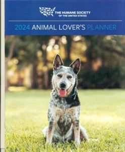 COLLECTIBLE CALENDAR PLANNER - 2024 - RHINO + FOX + CAT + DOG + BEAR + HORSE - Picture 1 of 2