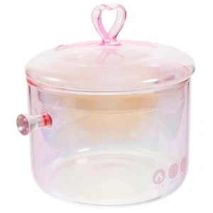 Rosa Suppentopf Baby Klarer Simmertopf Für Herd Glastöpfe Zum Kochen Auf Dem - Bild 1 von 12