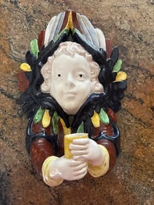 Vintage Italian Hand Painted Candle Holder Italy Candlestick - Picture 1 of 5