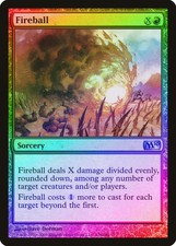 Fireball FOIL Magic 2010 / M10 NM Red Uncommon MAGIC GATHERING CARD ABUGames